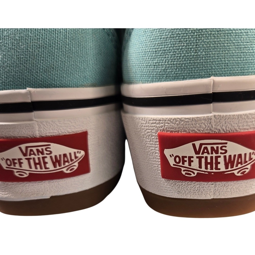 Vans Sk8-Hi Stacked Aqua Blue Platform High Top Sneakers Womens 7 VN0A4BTWA0S - Picture 7 of 10